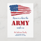 Militärische Bewegung der PCS Bewegung Wir haben d Ankündigungspostkarte (Vorderseite)