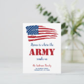 Militärische Bewegung der PCS Bewegung Wir haben d Ankündigungspostkarte (Stehend Vorderseite)