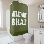 MILITÄRISCHE BRAT DUSCHVORHANG (Beispiel)