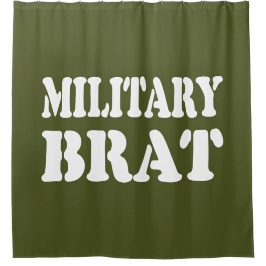 MILITÄRISCHE BRAT DUSCHVORHANG (Vorderseite)