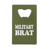 MILITÄRISCHE BRAT GELDBEUTEL FLASCHENÖFFNER (Rückseite)