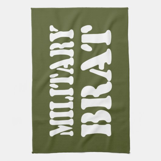 MILITÄRISCHE BRAT GESCHIRRTUCH (Vertikal)