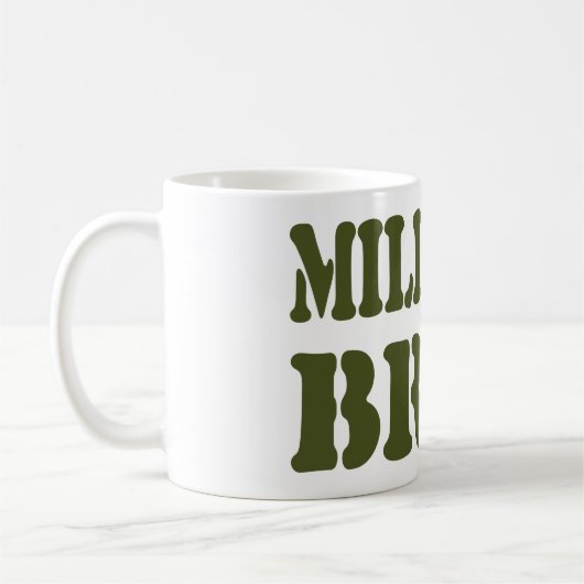 MILITÄRISCHE BRAT KAFFEETASSE (Links)