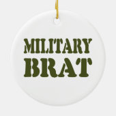 MILITÄRISCHE BRAT KERAMIK ORNAMENT (Hinten)