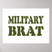 MILITÄRISCHE BRAT POSTER (Vorne)