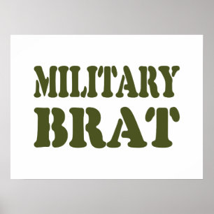 MILITÄRISCHE BRAT POSTER