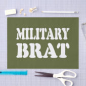 MILITÄRISCHE BRAT SEIDENPAPIER (Handwerk)