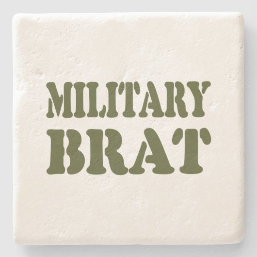 MILITÄRISCHE BRAT STEINUNTERSETZER (Vorderseite)