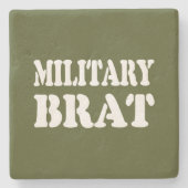 MILITÄRISCHE BRAT STEINUNTERSETZER (Vorderseite)