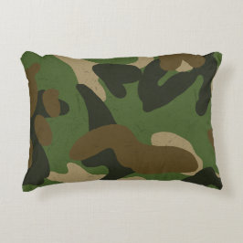 Militärische Camouflage Dekokissen