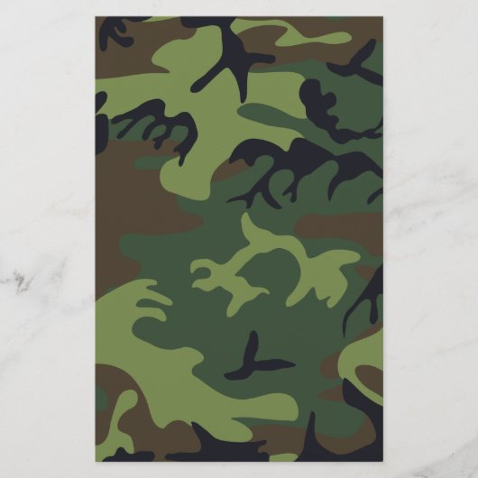 Militärische Camouflage des grünen Waldes Flyer (Vorne)