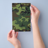 Militärische Camouflage des grünen Waldes Flyer (Handgriff)