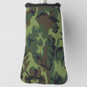 Militärische Camouflage des grünen Waldes Golf Headcover (Rotieren 90)