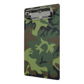 Militärische Camouflage des grünen Waldes Mini Klemmbrett (Gewinkelt2)