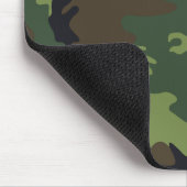 Militärische Camouflage des grünen Waldes Mousepad (Ecke)