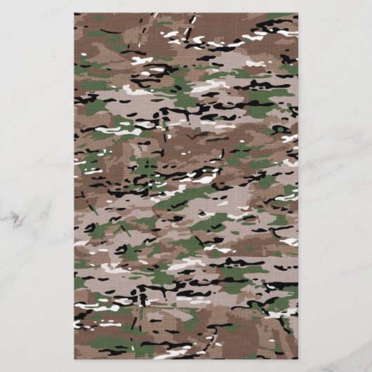 Militärische Camouflage-Fabrik Briefpapier (Vorderseite)