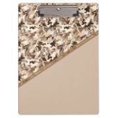 Militärische Camouflage in der Zwischenablage Klemmbrett (Vorderseite)