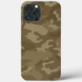 Militärische Camouflage Muster Wüstenbraun Case-Mate iPhone Hülle (Rückseite)