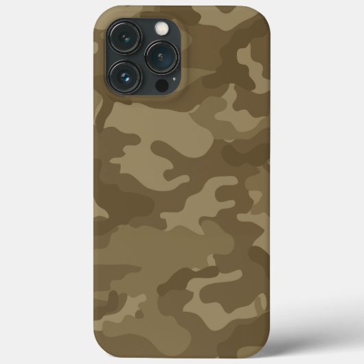 Militärische Camouflage Muster Wüstenbraun Case-Mate iPhone Hülle (Rückseite)