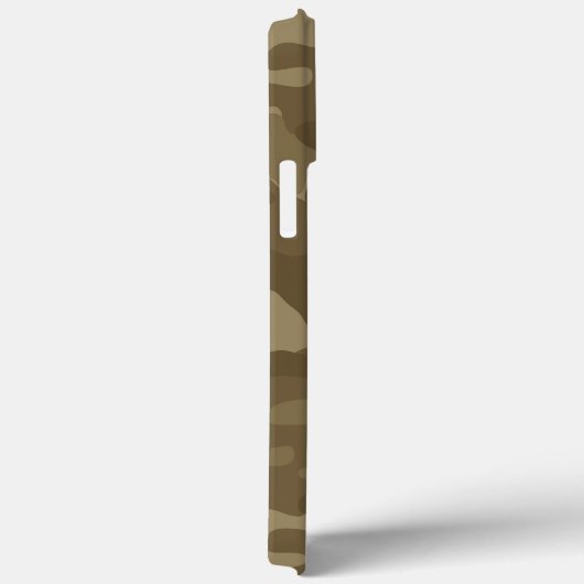 Militärische Camouflage Muster Wüstenbraun Case-Mate iPhone Hülle (Rückseite / Rechts)