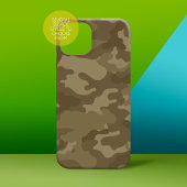 Militärische Camouflage Muster Wüstenbraun Case-Mate iPhone Hülle