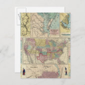 Militärische Charts der HH Lloyd Campaign Postkarte (Vorne/Hinten)