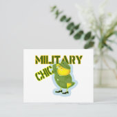 Militärische Chic Postkarte (Stehend Vorderseite)