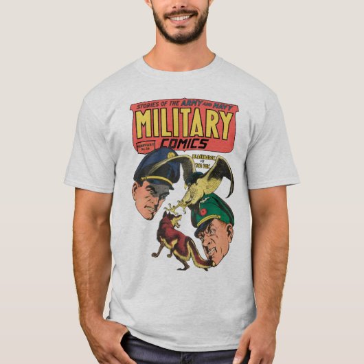 Militärische Comic #16 Cover Art T-Shirt (Vorderseite)