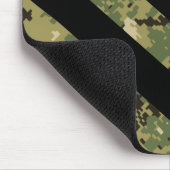 Militärische digitale Camouflage US-Flagge Mousepad (Ecke)
