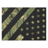 Militärische digitale Camouflage US-Flagge Tischdecke (Vorderseite (Horizontal))