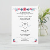 Militärische Ehefrau - Einladung herunterladen (Stehend Vorderseite)