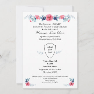 Militärische Ehefrau - Einladung herunterladen