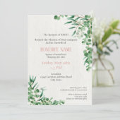 Militärische Ehefrau Farewell Einladung Digital Gr (Stehend Vorderseite)