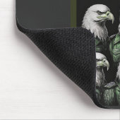 Militärische Einheit Bald Eagle Mousepad (Ecke)