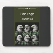 Militärische Einheit Bald Eagle Mousepad (Vorne)