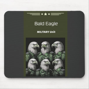 Militärische Einheit Bald Eagle Mousepad