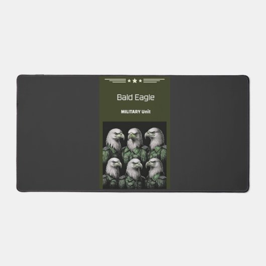 Militärische Einheit Bald Eagle Schreibtischunterlage (Vorderseite)