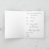 Militärische Einladung (Innenseite)