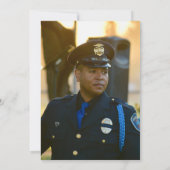 Militärische Einladung der amerikanischen Flag Gra (Rückseite)