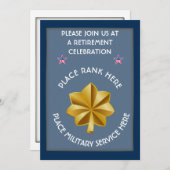 Militärische Einladung O4 zur Ruhestandsregelung (Vorne/Hinten)