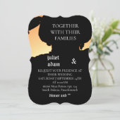 Militärische Einladung zur Hochzeit einer einheitl (Stehend Vorderseite)