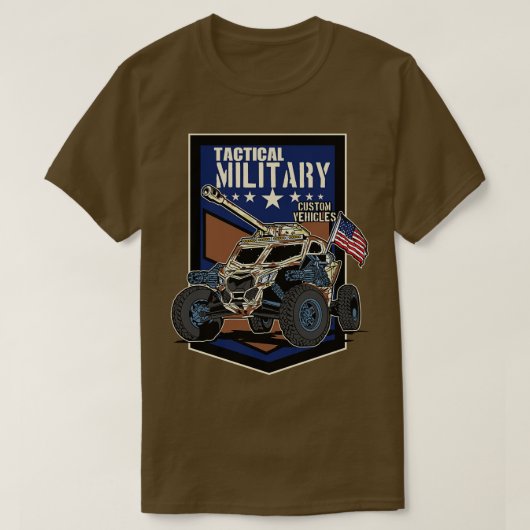 MILITÄRISCHE FAHRZEUGE T-Shirt (Design vorne)