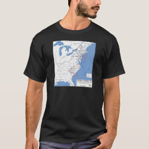 Militärische Feldzüge der amerikanischen T-Shirt