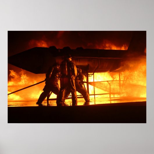 Militärische Feuerwehr Poster (Vorne)