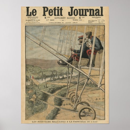 Militärische Flugzeuge an der Ostfront Poster (Vorne)