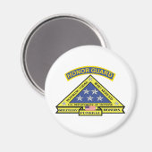 MILITÄRISCHE FUNERAL HONOR GUARD MAGNET (Vorderseite/Rückseite)