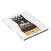 Militärische Geheimcodes von Vintagen Enigma-Masch Notizblock (angewinkelt)