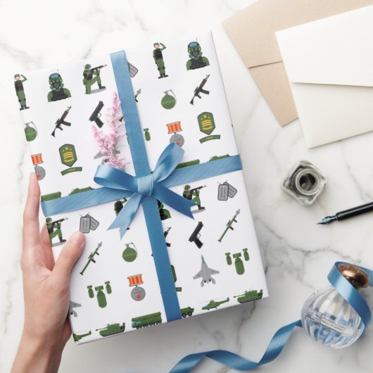 Militärische Geschenkpapier (Schenken)
