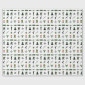 Militärische Geschenkpapier (Flach)