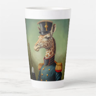 Militärische Giraffe Latte-Tasse Milchtasse